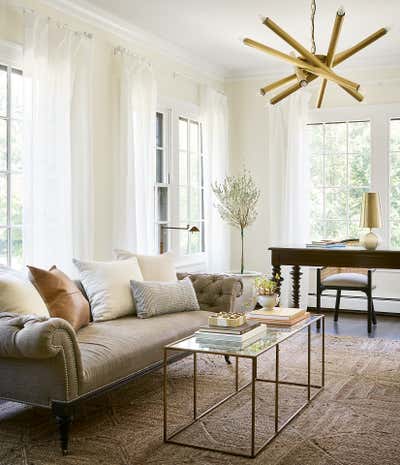  English Country Living Room. English Cottage Remodel by reDesign home C H I C A G O.