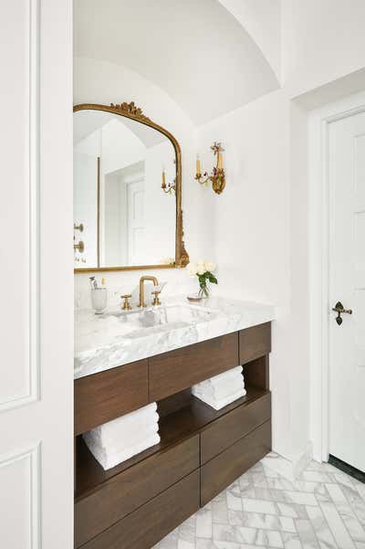  Modern Family Home Bathroom. NeoClassic Remodel by reDesign home C H I C A G O.