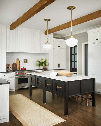  Country Family Home Kitchen. Farmhouse Remodel by reDesign home C H I C A G O.