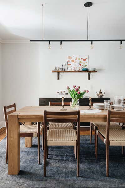  Farmhouse Apartment Dining Room. Park Slope Townhouse  by Emma Beryl.