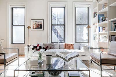 Transitional Apartment Living Room. Park Slope Townhouse  by Emma Beryl.