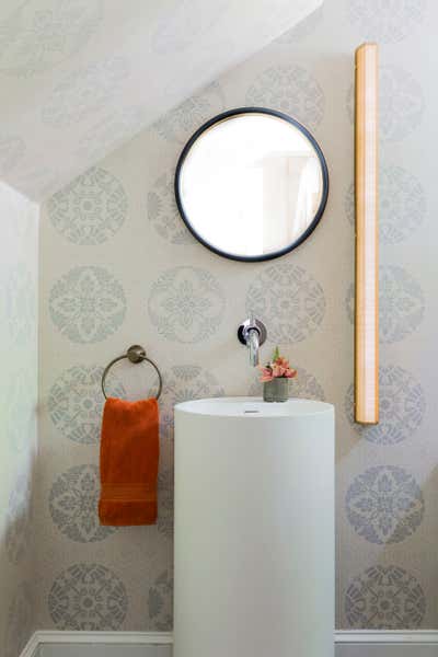Contemporary Family Home Bathroom. Queen Anne Modern by Eleven Interiors LLC.