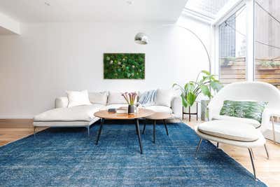 Organic Apartment Living Room. TriBeCa Penthouse by Emma Beryl.