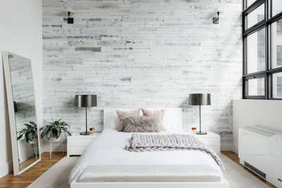  Modern Apartment Bedroom. Brooklyn Heights Loft  by Emma Beryl.