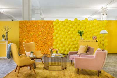 Hollywood Regency Entertainment/Cultural Lobby and Reception. Bumble Hive  by Emma Beryl.