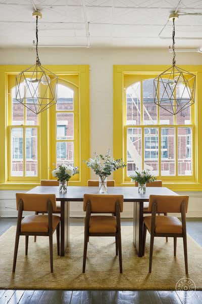  Office Dining Room. Bumble NYC Office  by Emma Beryl.