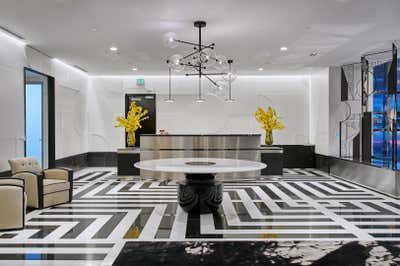  Modern Apartment Lobby and Reception. Arabella Lobby by 212box LLC.