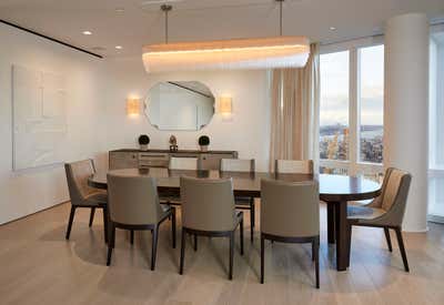  Contemporary Apartment Dining Room. Columbus Circle Duplex Penthouse by 212box LLC.