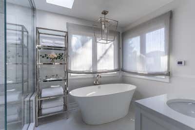 Contemporary Family Home Bathroom. Deerfield  by Brianne Bishop Design.