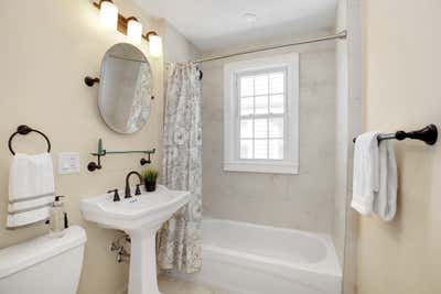  Beach Style Family Home Bathroom. Fayerweather Home by JC Robertson Designs.