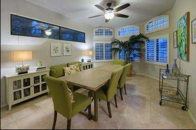  Transitional Family Home Dining Room. Botanical Dining Room by JC Robertson Designs.