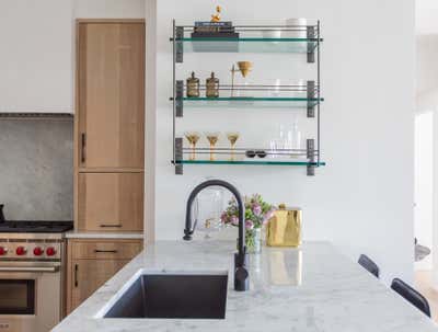  Contemporary Apartment Kitchen. River North Condo by Brianne Bishop Design.