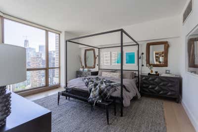  Contemporary Apartment Bedroom. River North Condo by Brianne Bishop Design.