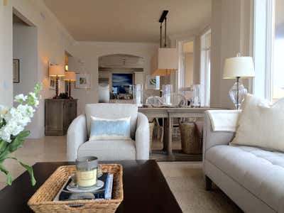  Coastal Vacation Home Living Room. Amelia Island  by Brianne Bishop Design.