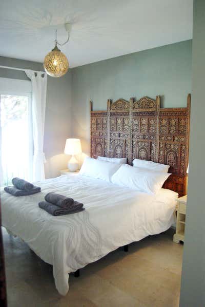  Moroccan Vacation Home Bedroom. Marbella Spain  by Brianne Bishop Design.