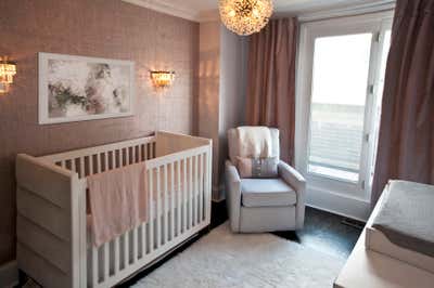  Preppy Children's Room. Nursery  by Brianne Bishop Design.