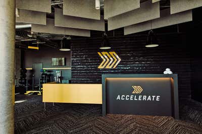  Contemporary Mixed Use Lobby and Reception. Accelerate Seattle by Studio AM Architecture & Interiors.