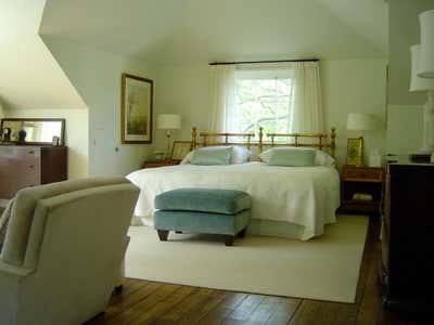  Country Bedroom. A Converted Stable in the Hamptons by Elizabeth Hagins Interior Design.