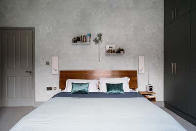  Eclectic Family Home Bedroom. Victorian home refurbishment 48GR by Elemental Studio Ltd.