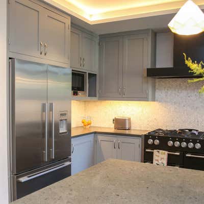  Contemporary Family Home Kitchen. Kitchen living space refurbishment CR75 by Elemental Studio Ltd.