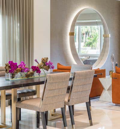  Transitional Family Home Dining Room. Sophisticated Spaces by Maritza Capiro Designs Corp.