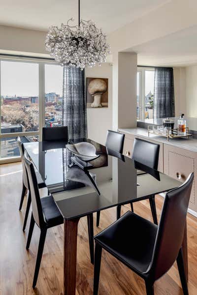  Contemporary Bachelor Pad Dining Room. Custom Bachelor Pad by Eleven Interiors LLC.