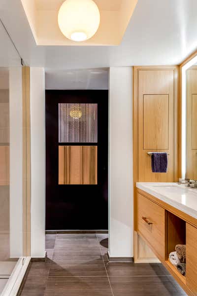  Contemporary Bachelor Pad Bathroom. Custom Bachelor Pad by Eleven Interiors LLC.