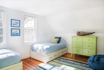  Beach Style Beach House Bedroom. Cape Cod Retreat by Eleven Interiors LLC.