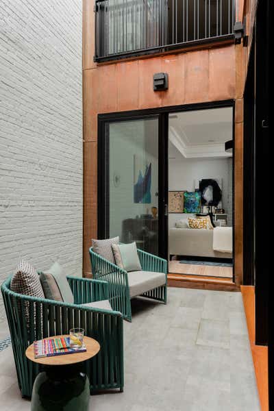  Contemporary Family Home Patio and Deck. Beacon Hill Carriage House by Eleven Interiors LLC.