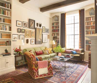  Eclectic Apartment Living Room. UPPER EAST SIDE PENTHOUSE by Sara Bengur Interiors.