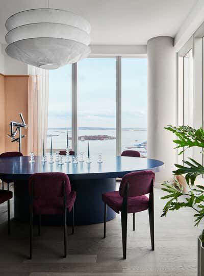  Modern Apartment Dining Room. One Manhattan Square by Jamie Bush + Co..