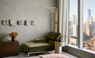  Contemporary Apartment Bedroom. One Manhattan Square by Jamie Bush + Co..