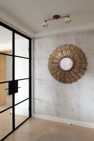  Modern Apartment Entry and Hall. Battery Park Duplex by HCO INTERIORS.