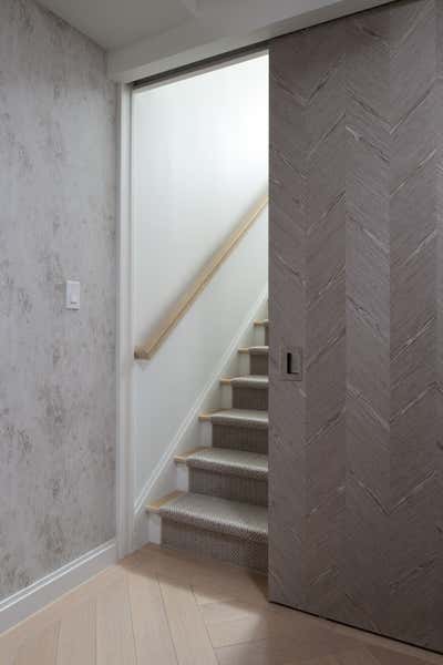  Modern Apartment Entry and Hall. Battery Park Duplex by HCO INTERIORS.