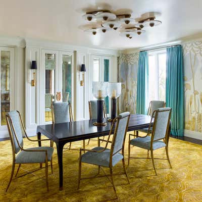  Contemporary Apartment Dining Room. Fifth Avenue by Josh Greene Design.