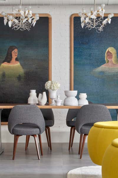  Contemporary Modern Apartment Dining Room. SoHo Loft by Ghislaine Viñas .