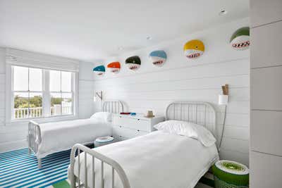 Beach Style Vacation Home Children's Room. Montauk Home by Ghislaine Viñas .