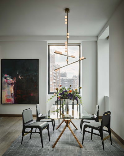  Minimalist Apartment Dining Room. NoMad Project by PROJECT AZ.