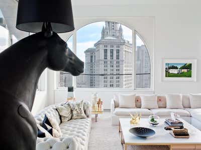  Eclectic Apartment Living Room. Skyhouse by Ghislaine Viñas .