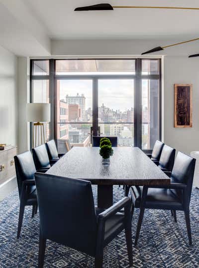  Contemporary Apartment Dining Room. West Village by J Cohler Mason Design.