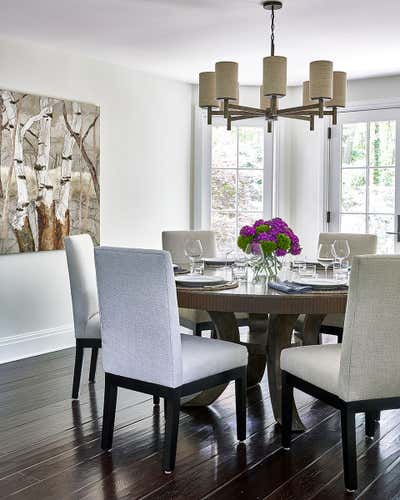  Transitional Country House Dining Room. Locust Valley by J Cohler Mason Design.