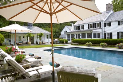  Traditional Country House Patio and Deck. Greenwich by J Cohler Mason Design.