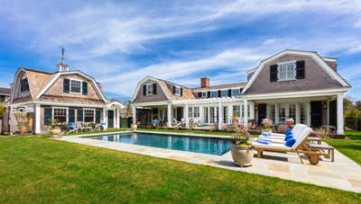  Transitional Family Home Exterior. Martha's Vineyard by Gil Walsh Interiors.