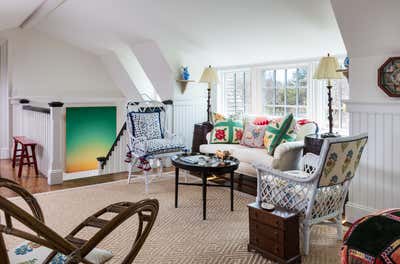  Transitional Family Home Living Room. Martha's Vineyard by Gil Walsh Interiors.