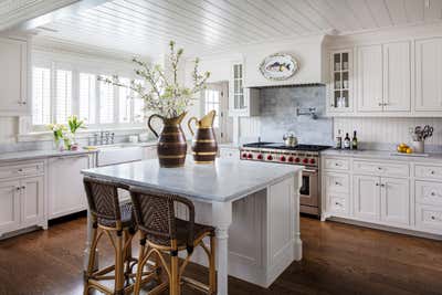  Transitional Family Home Kitchen. Martha's Vineyard by Gil Walsh Interiors.