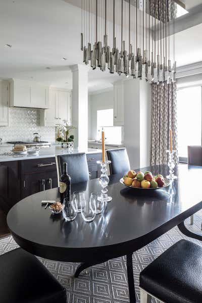  Transitional Apartment Dining Room. Sutton Place by J Cohler Mason Design.