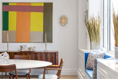  Transitional Apartment Dining Room. Carnegie Hill by J Cohler Mason Design.