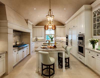  Transitional Family Home Kitchen. Palm Beach Estate  by Gil Walsh Interiors.