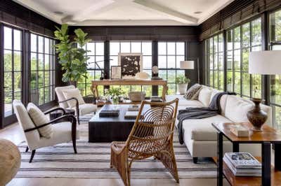  Cottage Living Room. Bungalow by Betsy Brown Inc.