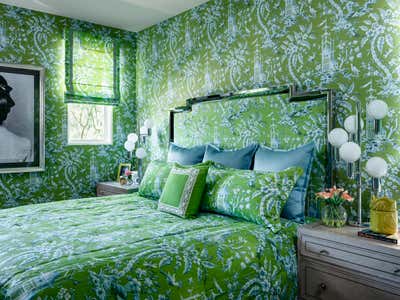  Modern Family Home Bedroom. Rhapsody in Green by Grace Home Furnishings.